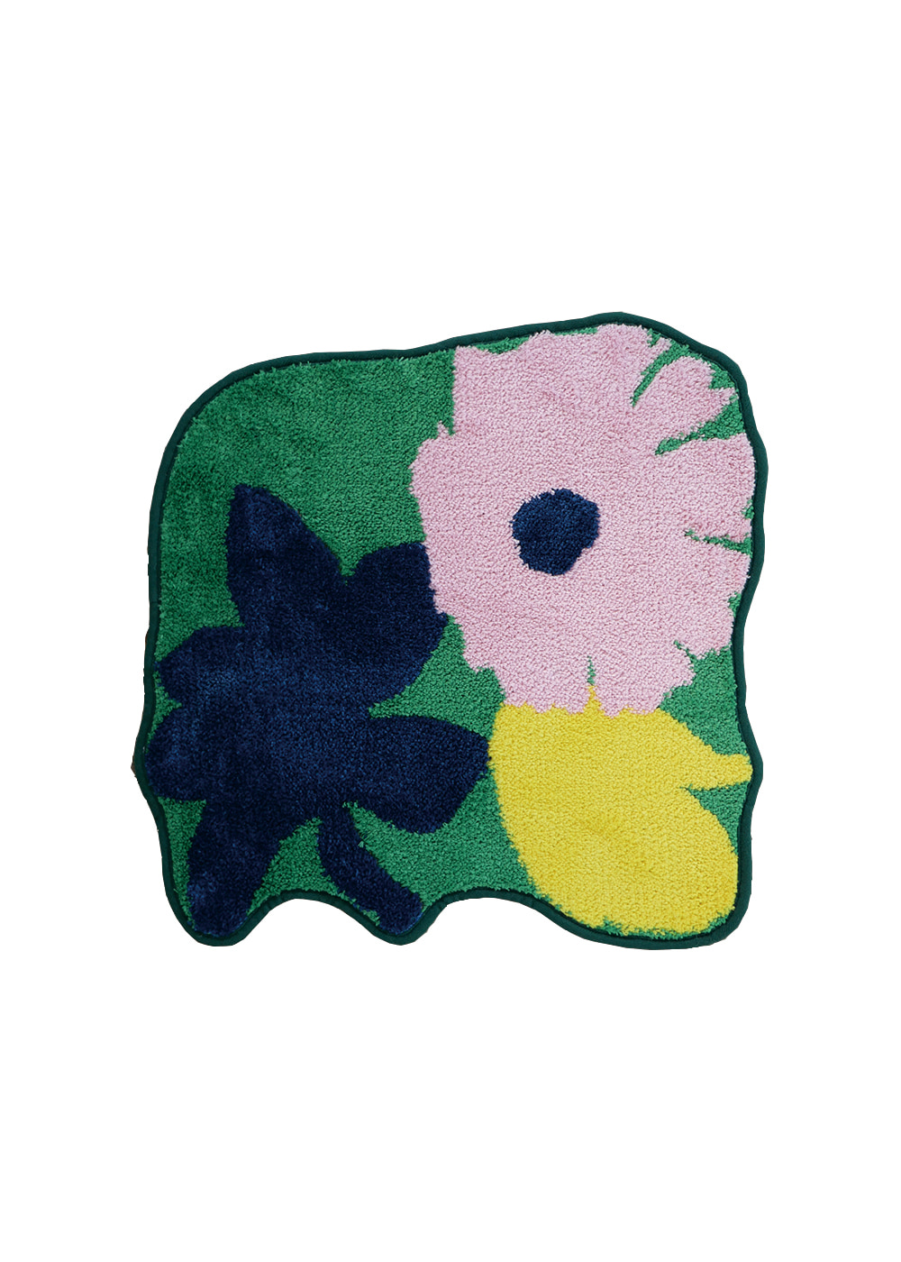 &#039;Little Garden&#039; bath mat (Green)